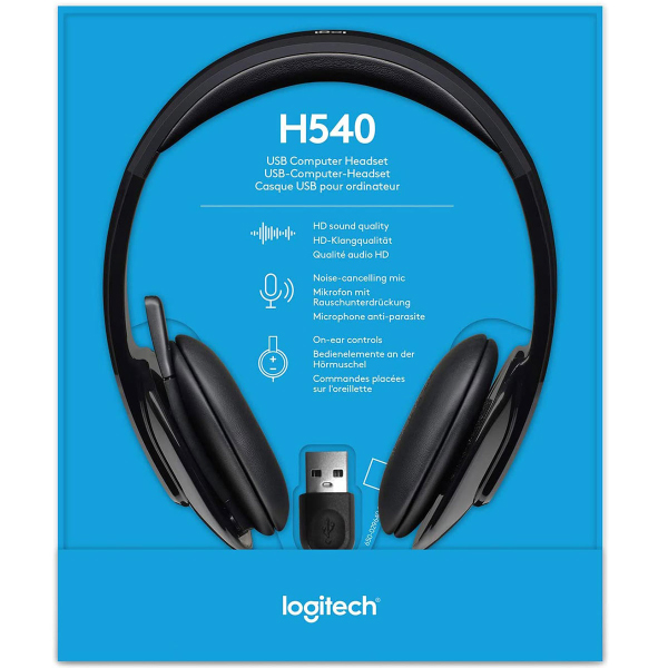 Logitech USB Headset H540 for Windows and Mac