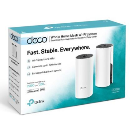 TP-Link Deco M4 AC1200 Mesh Wi-Fi System (2 Pack)