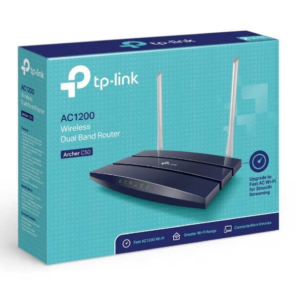 Tp-link AC1200 Archer C50 Dual Band Wireless Router
