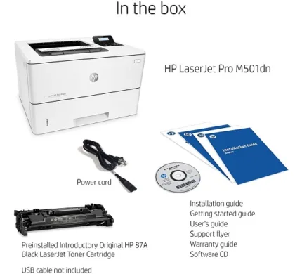 HP LaserJet Pro M501dn Printer Monochrome Laser