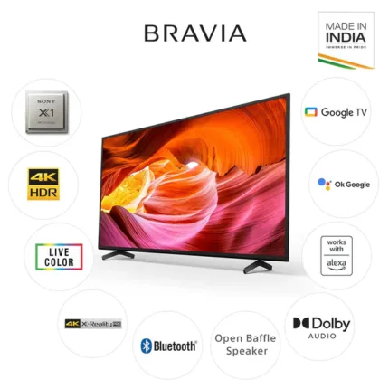 Sony Bravia 50X75K Google TV 50-Inch 4K UHD HDR Smart