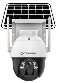 SECUREYE 4MP Pan Tilt 4G Solar Powered CCTV Camera S-CWC100