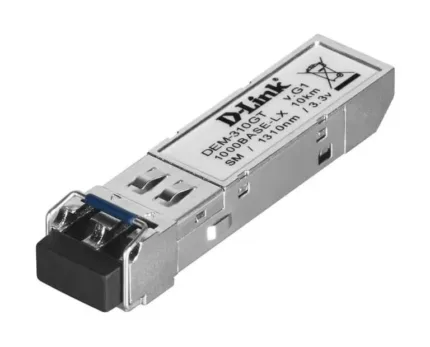 D-Link DEM-310GT 1-port SFP LX SM Fiber Transceiver (Up to 10Km, Support 3.3V power)