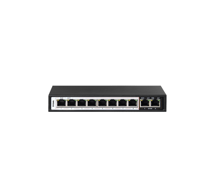 D-Link DES-F1010P-E 8-Port Poe Switch 