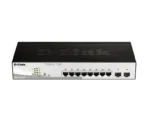 D-Link DGS-1210-10P 8-ports 10/100/1000Base-T PoE + 2 SFP ports Smart Switch