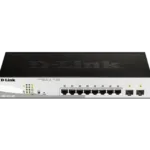 D-Link DGS-1210-10P 8-ports 10/100/1000Base-T PoE + 2 SFP ports Smart Switch