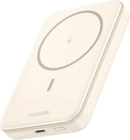 UGREEN 10000mAh Magnetic Wireless Power Bank Beige - PB561