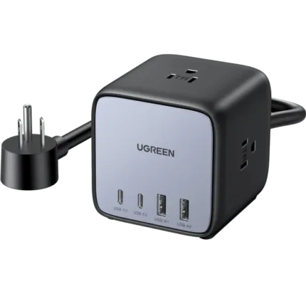 Ugreen CD268 DigiNest Cube Power Strip (3 AC outlets + 65W 2A2C)