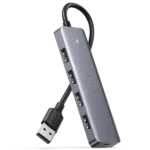 Ugreen CR113 4-Port USB 3.0 Hub with USB-C & USB-A 2-in-1 interface 1M Black