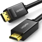 Ugreen 2m DisplayPort Male to HDMI Male Cable (Black) - DP101-2.0