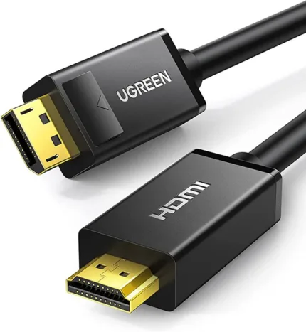 Ugreen 2m DisplayPort Male to HDMI Male Cable (Black) - DP101-2.0