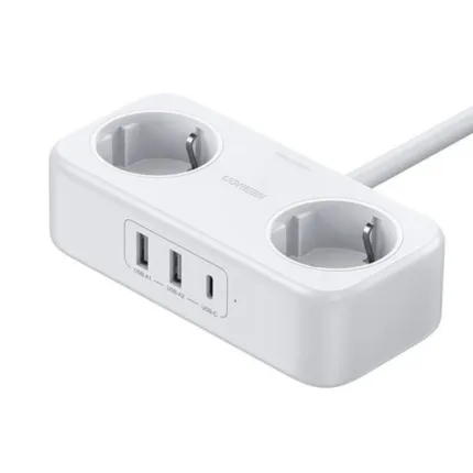 Ugreen CD280 DigiNest Life (2 AC outlets + 30W 2A1C) Power Strip