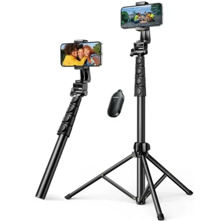 Ugreen LP586 Selfie Stick Tripod with Bluetooth Remote