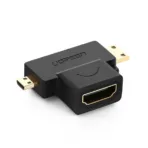 Ugreen Micro HDMI Male + Mini HDMI Male to HDMI Female Adapter - HD129