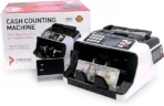 Key Features: High-Speed Counting: The PM-CC100 offers fast and efficient counting with a speed of up to 1,000 bills per minute, reducing the time spent on manual cash counting. Multi-Denomination Recognition: This money counter automatically detects and counts various denominations, saving you the hassle of sorting bills before counting. It ensures accurate totals and minimizes errors. Advanced Counterfeit Detection: Equipped with UV (Ultraviolet) and MG (Magnetic) sensors, the PM-CC100 provides reliable counterfeit detection to prevent fraudulent bills from entering circulation, ensuring your business is secure. User-Friendly Interface: The intuitive LED display and control panel make it easy to operate, even for beginners. The clear readout provides accurate results, and the machine is simple to set up and start using immediately. Compact and Durable Design: Designed for continuous use, the PM-CC100 is built with durability in mind. Its compact size allows for easy placement on any countertop, while its robust construction ensures long-lasting performance. Batch and Add Function: For added convenience, the Premax PM-CC100 features batch counting and add functions, allowing users to count specific numbers of bills or accumulate totals from multiple batches without resetting the counter. Quiet Operation: Unlike many high-speed money counters, the PM-CC100 operates quietly, making it ideal for environments where noise is a concern, such as offices or cash handling areas. Why Choose the Premax Money Counter PM-CC100? Increased Efficiency: Say goodbye to hours of manual counting. The PM-CC100 speeds up your cash handling process, helping you save time and focus on other important tasks. Accurate Results Every Time: With automatic denomination recognition and advanced counterfeit detection, this money counter ensures that your cash counts are accurate and secure, providing you with confidence in every transaction. Versatile Applications: Perfect for banks, retail stores, casinos, and other businesses that handle large volumes of cash, the Premax PM-CC100 is versatile enough to meet a variety of needs. Conclusion: The Premax Money Counter PM-CC100 is the perfect solution for anyone seeking a reliable, fast, and efficient way to count money. With its advanced counterfeit detection, user-friendly features, and high counting speed, it is a valuable tool for businesses looking to optimize their cash handling process. Invest in the PM-CC100 today for accuracy, security, and convenience in every count.