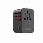 Promate GaNFast™ Travel Adapter with 65W Power Delivery - Your Ultimate Power Solution for Global Travel