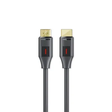 Promate HDMI (Male) to HDMI (Male) Cable - 3M: 4K@60Hz Ultra HD & 3D Ethernet Support