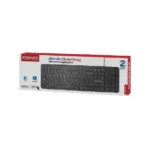 Promate Wired Ultra-Slim Ergonomic Keyboard, English