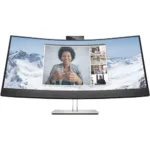 HP E34m G4 Monitor 34 Inch WQHD Curved USB-C Conferencing, Integrated Webcam