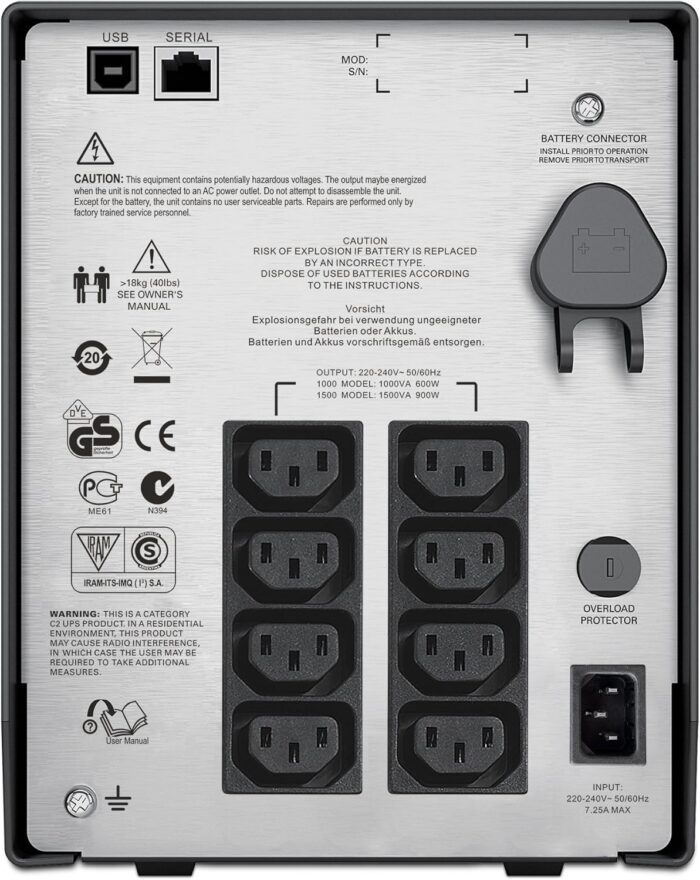 APC SMC1000I Smart-UPS C 1000VA LCD 230V UPS