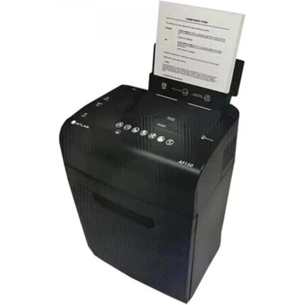 Atlas AF150 Crosscut Paper Shredder: shreds up to 10 sheets or up to 150 sheets automatically