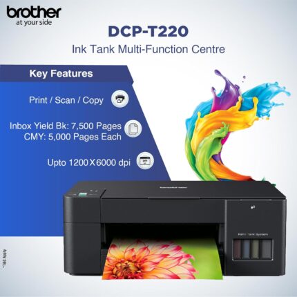 Brother DCP-T220 Ink Tank Printer All in One
