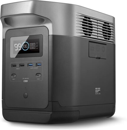 EcoFlow Portable Power Station DELTA with 1800W Output, 1260Wh Capacity