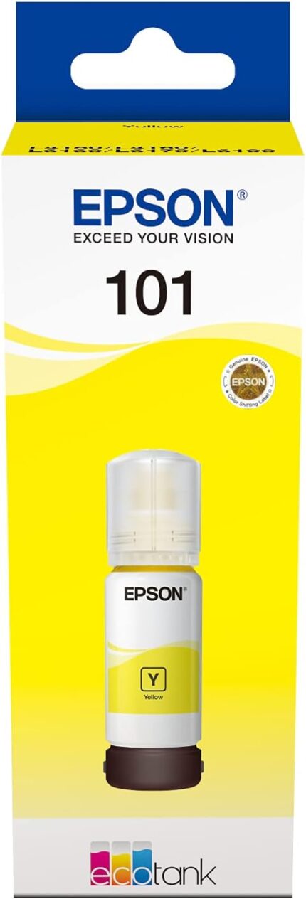Epson 101 Yellow Ink EcoTank Bottle - 70ml (C13T03V44A)