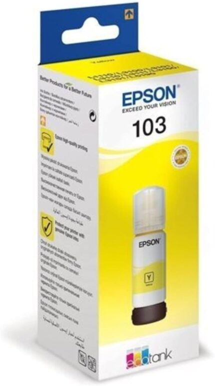 Epson 103 Yellow Ink Bottle EcoTank - 65ml - C13T00S44A