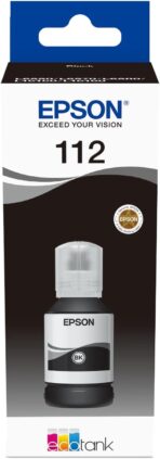 Epson 112 Black ink bottle EcoTank Pigment (C13T06C14A)