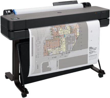 HP DesignJet T630 Printer Large Format Wireless Plotter- 36", with convenient 1-Click Printing (5HB11A)
