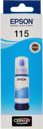 Epson 115 Cyan Ink Bottle EcoTank Original 70ml Single-pack C13T07D24A