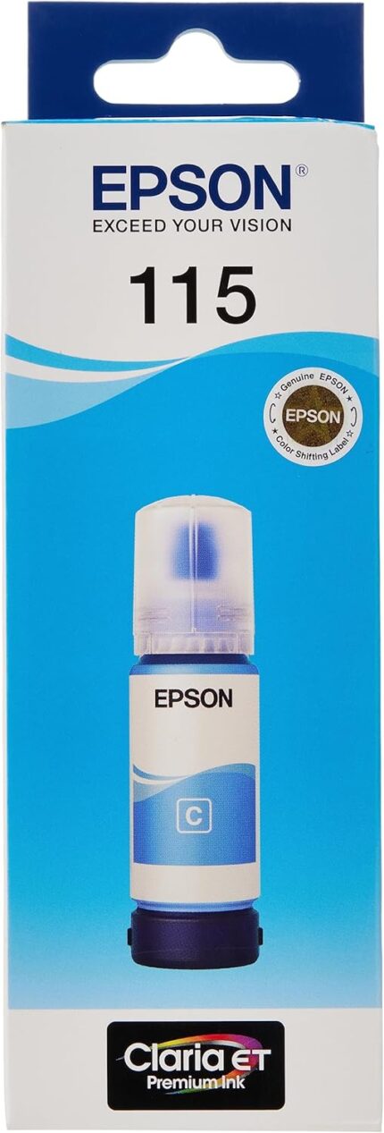 Epson 115 Cyan Ink Bottle EcoTank Original 70ml Single-pack C13T07D24A