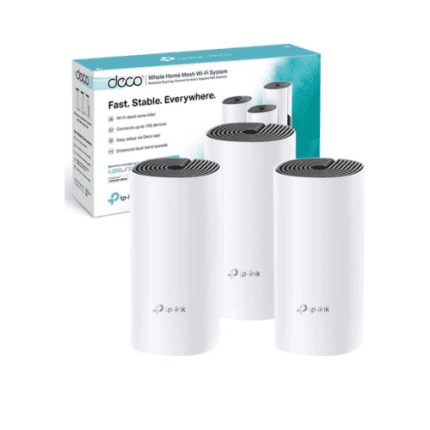   TP-Link Deco M4 AC1200 Whole Home Mesh Wi-Fi System (3 Pack) – TL-DECO M4 (3-PACK)
