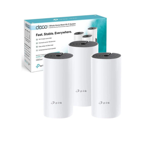   TP-Link Deco M4 AC1200 Whole Home Mesh Wi-Fi System (3 Pack) – TL-DECO M4 (3-PACK)