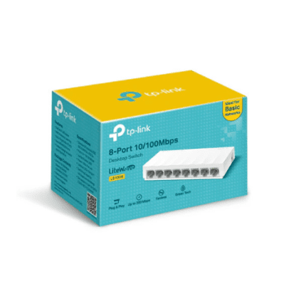 TP-Link LS1008 8 Port 10/100mbps desktop Switch