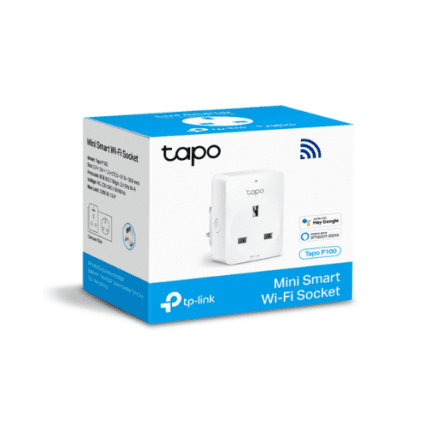 TP-Link Tapo P100 Mini Smart Wi-Fi Socket Outlet - Works with Amazon Alexa & Google Home
