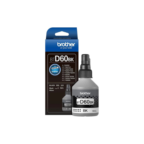 Brother BTD60BK Black Ink Bottle High Yield Original Brother BTD60BK Black Ink Bottle High Yield Original