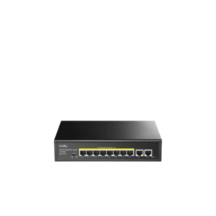 CUDY 10-PORT GIGABIT PoE(120watts) + Switch with 2 Uplink Ports