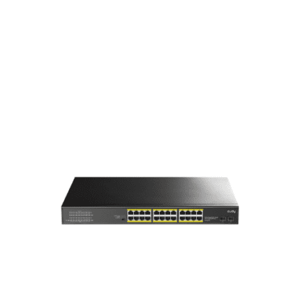 CUDY 24-PORT GIGABIT PoE(300watts) + Switch with 2 Gigabit SFP Slot