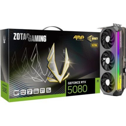 ZOTAC GAMING GeForce RTX 5080 AMP Extreme INFINITY ULTRA 16GB GDDR7 Graphics Card