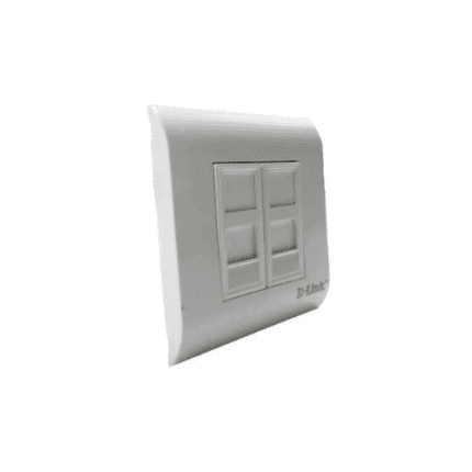 D-LINK four port faceplate