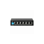 D-Link DGS-F1006P-E 250M 6-Port 1000Mbps Switch with 4 PoE Ports and 2 Uplink Ports