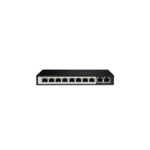 D-link DGS-F1010P-E 250M 10-Port 1000Mbps Switch with 8 PoE Ports and 2 Uplink Ports