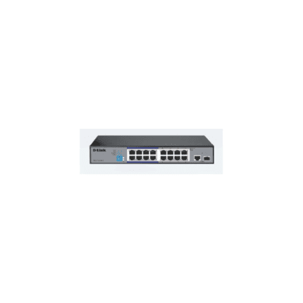 D-Link DES-F1016P-E 250m PoE+ Surveillance Switch with 16 PoE ports