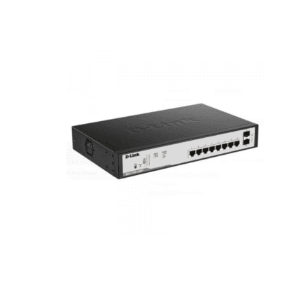 D-Link 8 Port PoE Gigabit Smart Managed Switch – DGS-F1100-10PS-E/B