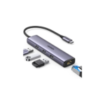UGREEN CM475 USB-C to RJ45 Gigabit Ethernet + 3-Port USB-A 3.0 Adapter UG-60600