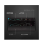 Logitech G213 Prodigy Wired Gaming Keyboard with Media Controls and Backlit Keys