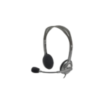 Logitech H111 Stereo Headset – Adjustable Headband, Boom Microphone, 3.5mm Jack