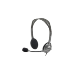 Logitech H111 Stereo Headset – Adjustable Headband, Boom Microphone, 3.5mm Jack